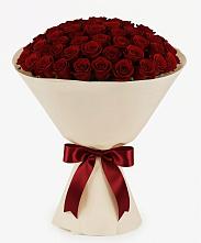 Букет 101 Бордовая роза Блэк Бакарра в Тарко-Сале