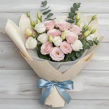 Букет цветов из:  Лизиантусы в Тарко-Сале