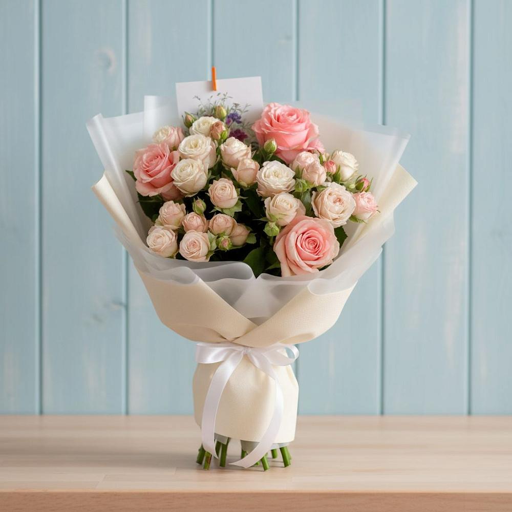 Букет цветов из: Розы в Тарко-Сале