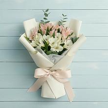 Букет цветов из:  Альстромерии в Тарко-Сале
