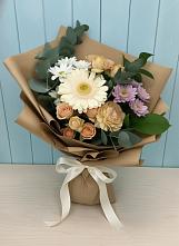Букет цветов из:  Герберы и Хризантемы в Тарко-Сале