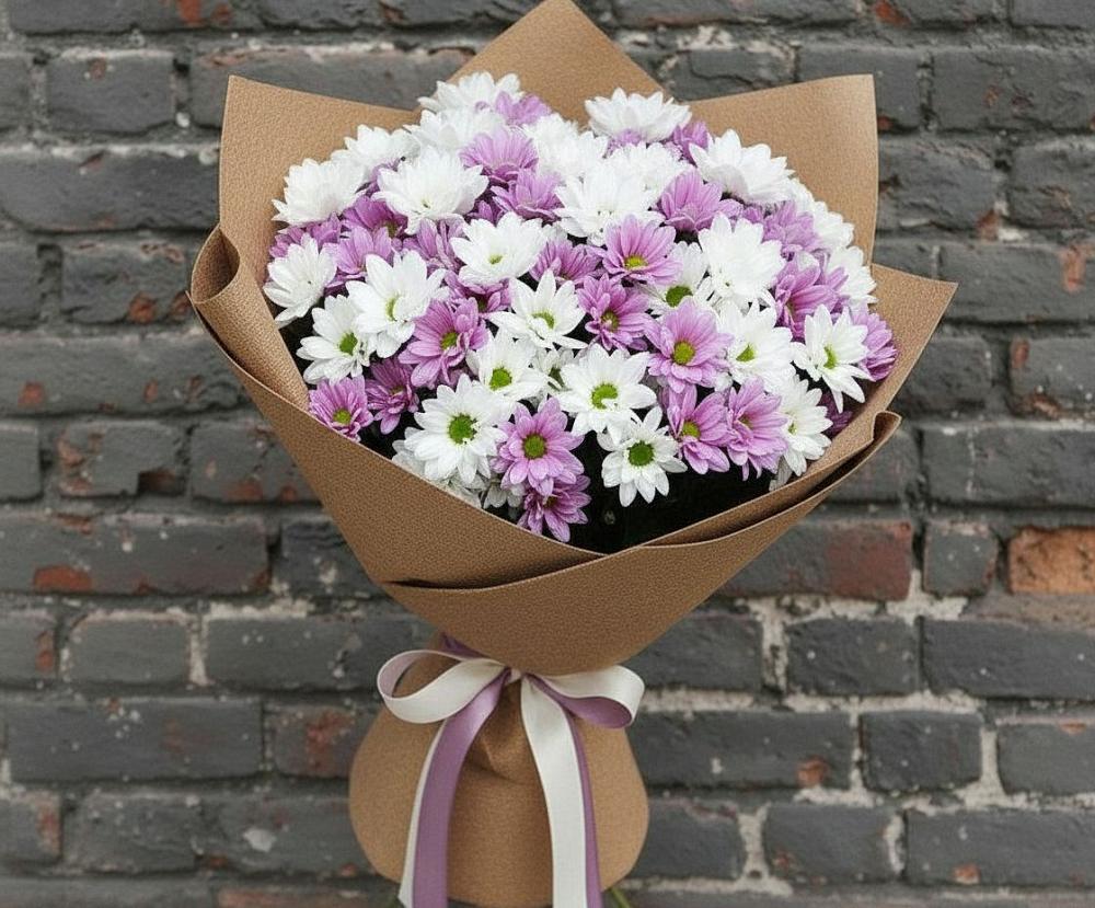 Букет цветов из: Хризантемы в Тарко-Сале