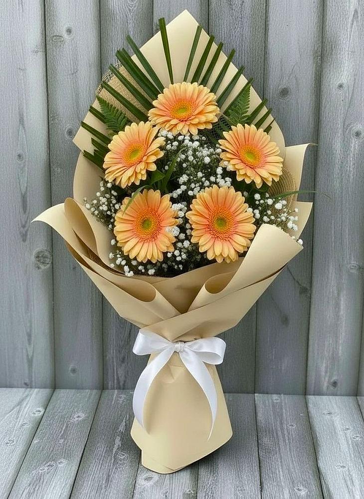 Букет цветов из: Герберы в Тарко-Сале