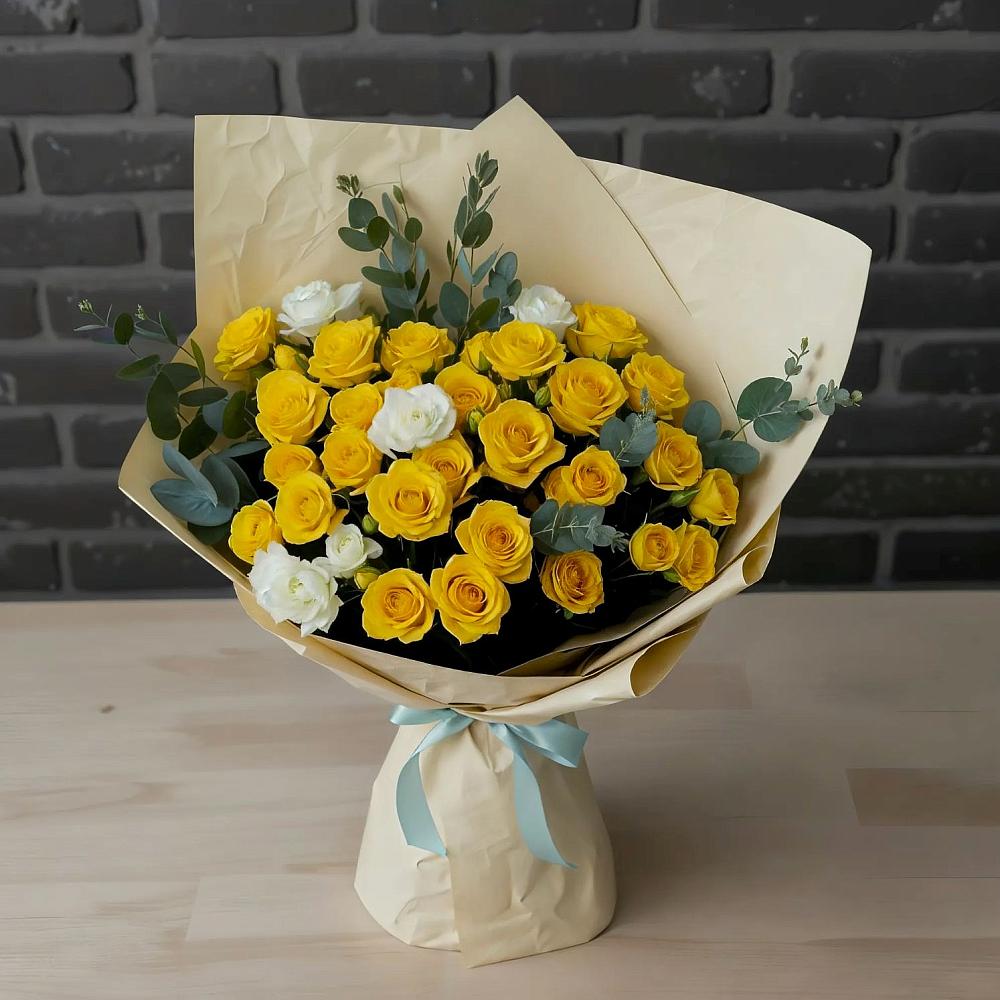 Букет цветов из: Розы в Тарко-Сале