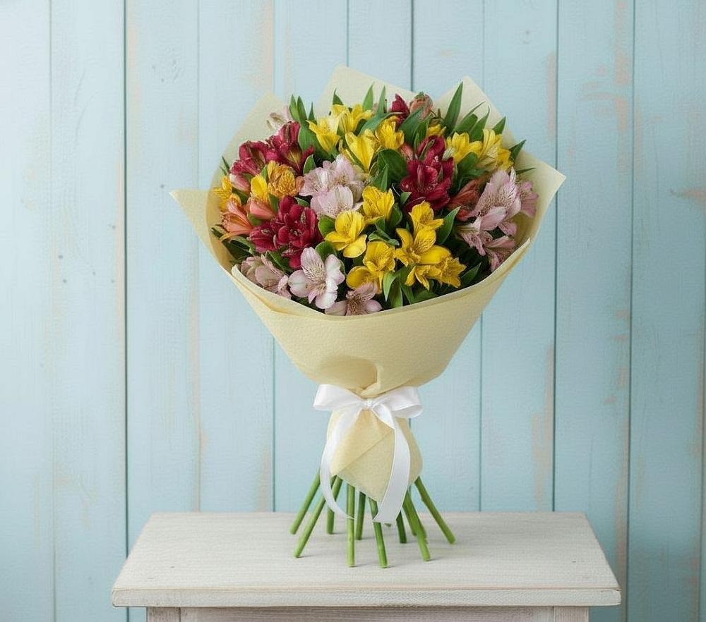 Букет цветов из: Альстромерии в Тарко-Сале
