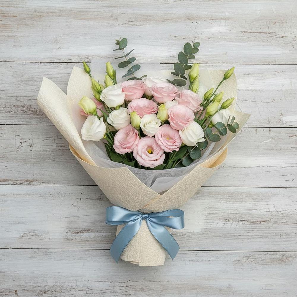 Букет цветов из: Лизиантусы в Тарко-Сале